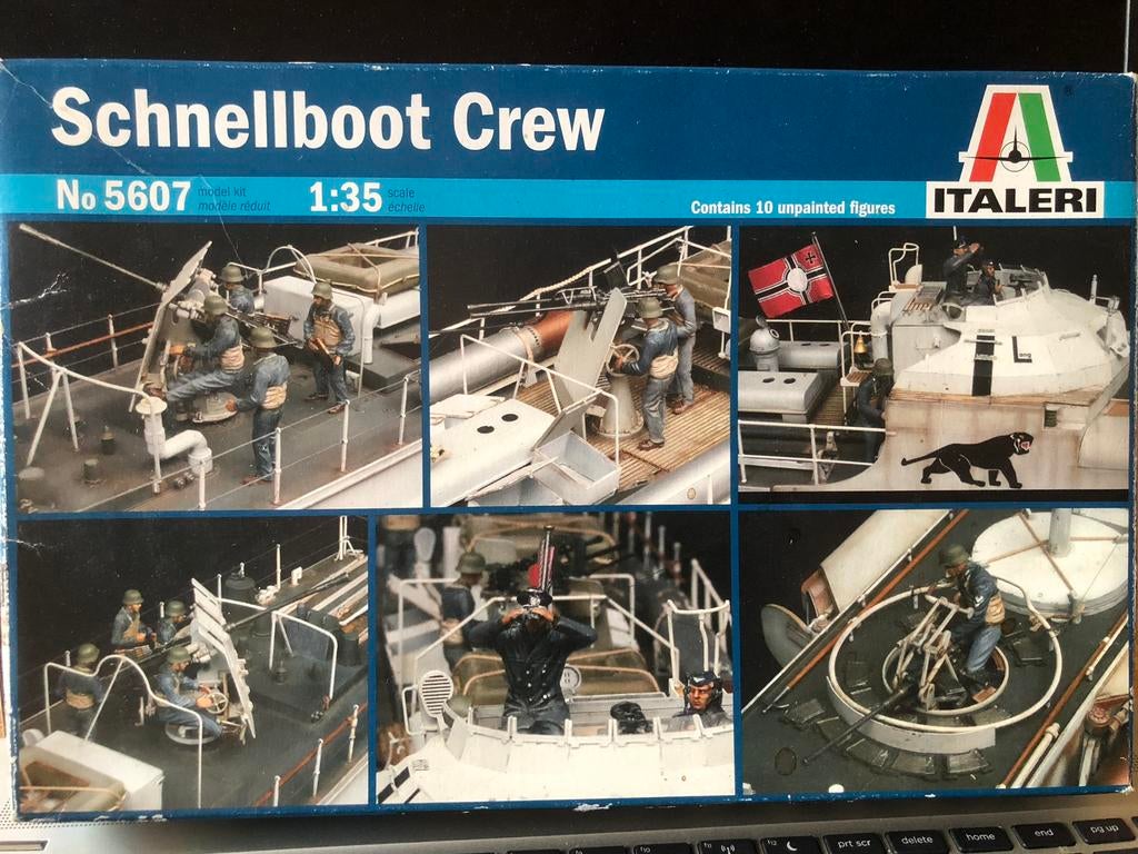 Schnellboot bemanning, Hobby en Vrije tijd, Modelbouw | Boten en Schepen, Ophalen of Verzenden, Nieuw, 1:32 tot 1:50, Revell