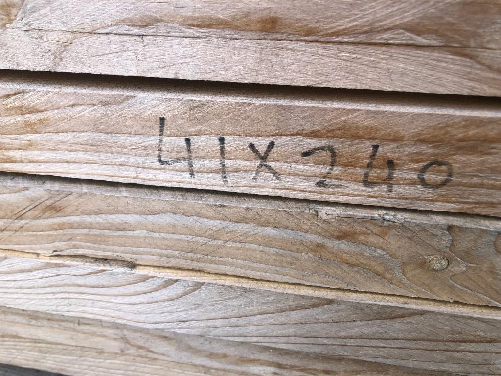 Steigerhout ook eiken frake ayous vuren, Doe-het-zelf en Verbouw, Hout en Planken, Ophalen, 25 tot 50 mm, Nieuw, Plank