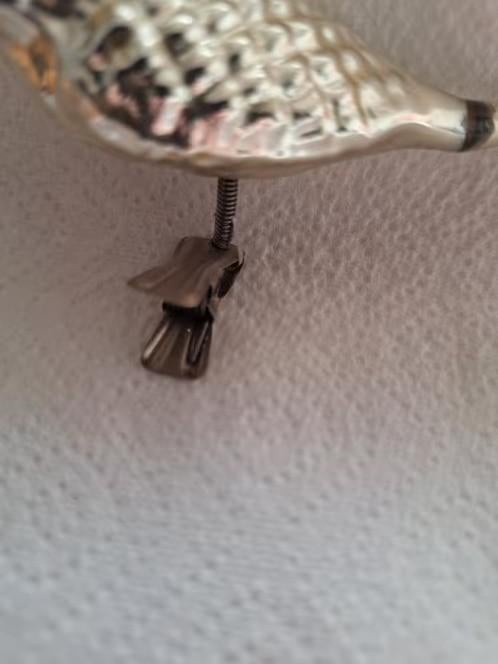 Antieke vogel op clip h, Diversen, Kerst, Gebruikt, Onbekend, Ophalen of Verzenden, Losse verkoop