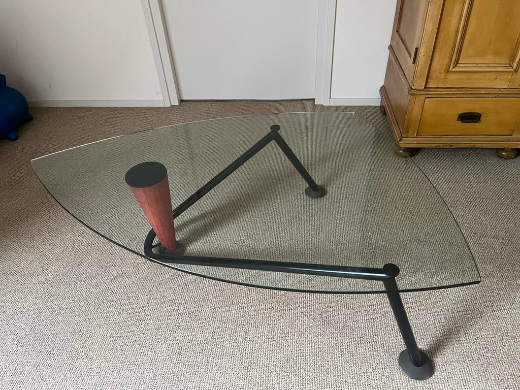 Prachtige Rolf Benz salontafel voor 125€, Ophalen, Minder dan 45 cm, Overige vormen, Glas