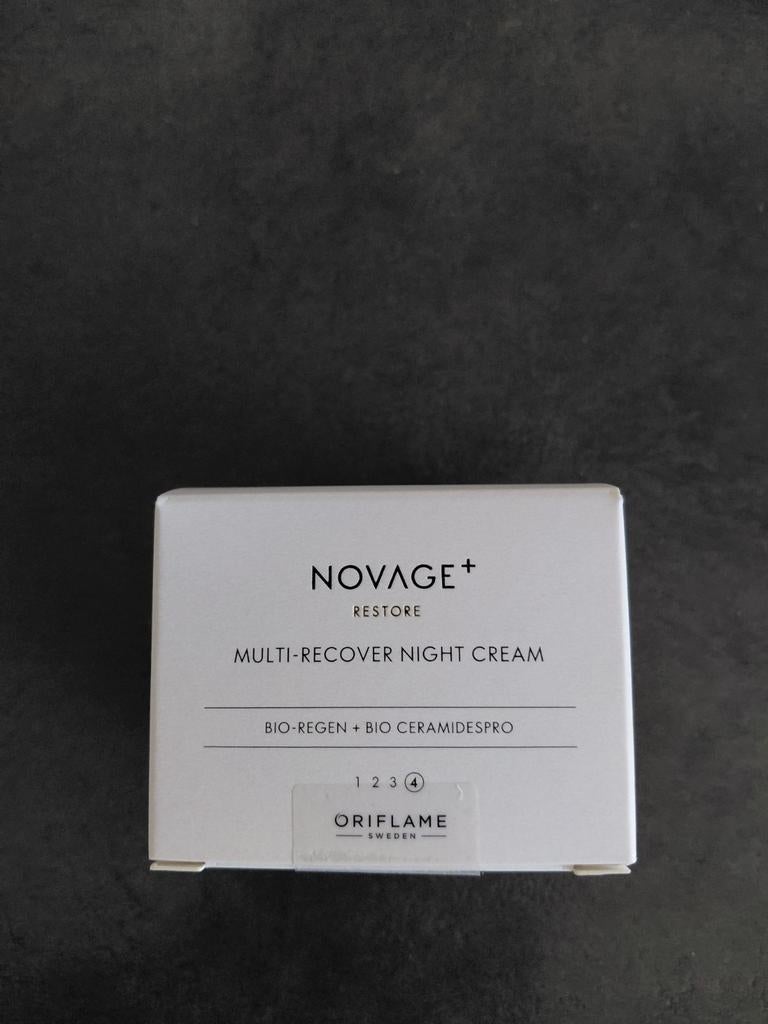 Nieuw - Oriflame - Novage + - Multi Recover Night Cream, Ophalen of Verzenden, Nieuw