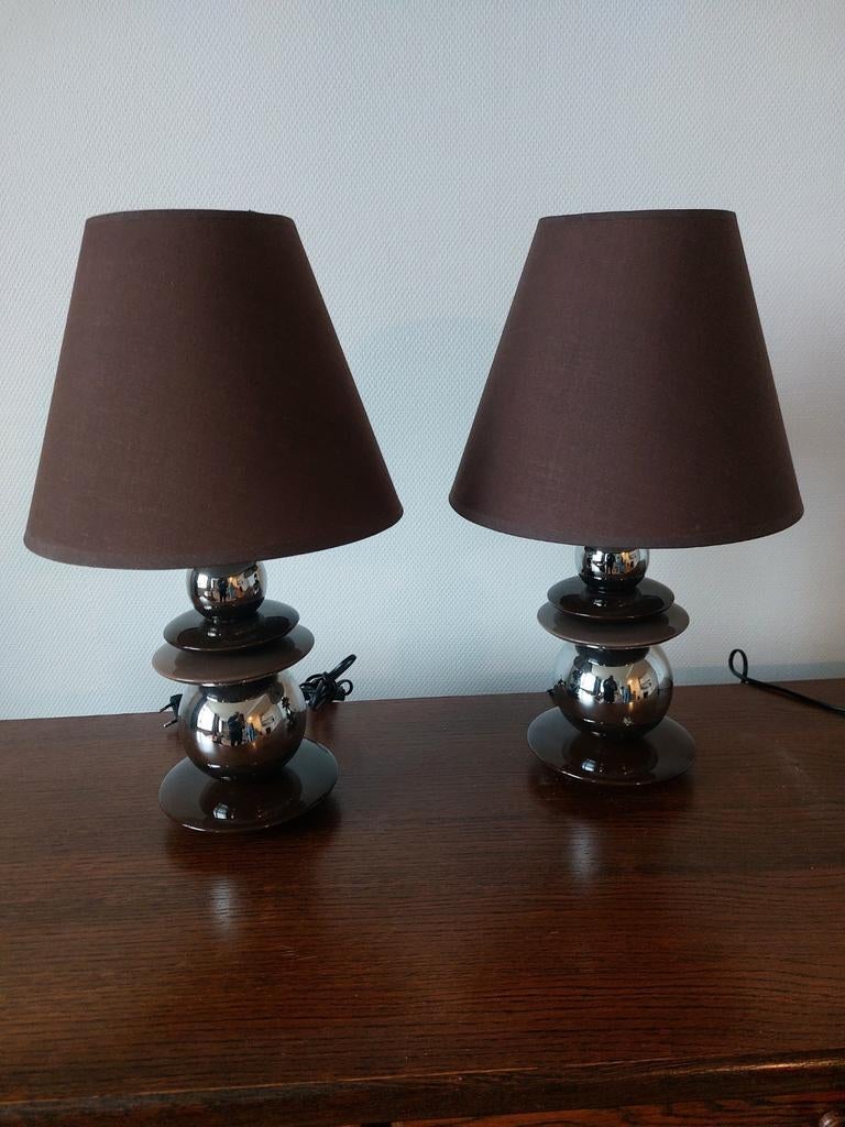 Twee Stijlvolle Milano Lampen, Ophalen