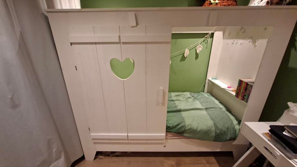 Bedstee Lief! - Unieke Kinderbedstee, Kinderen en Baby's, 85 tot 100 cm, Gebruikt, 180 cm of meer, Ophalen