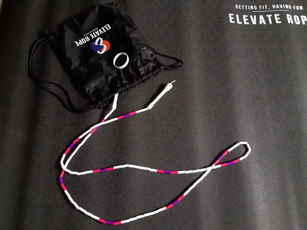 Elevate Rope beaded rope, mat en rugzak, Ophalen, Sport-springtouw, Zo goed als nieuw