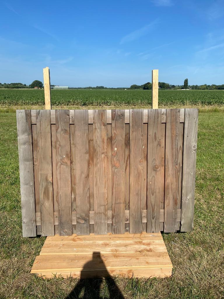 Schuttingscherm 180x130cm 21 planken 2 in 1 koop MP25037, Ophalen, 1 tot 2 meter, Minder dan 3 meter, Nieuw