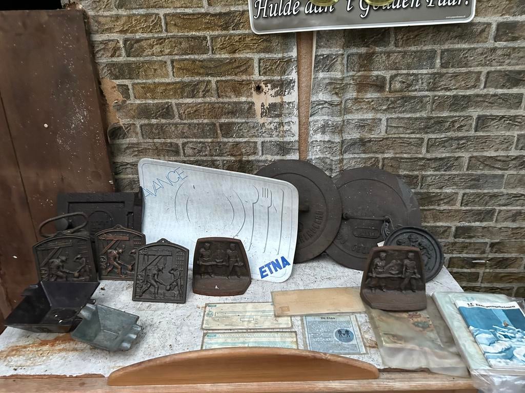 Lot ETNA : beeldjes | asbak | deur | foto’s | & meer, Ophalen, Gebruikt