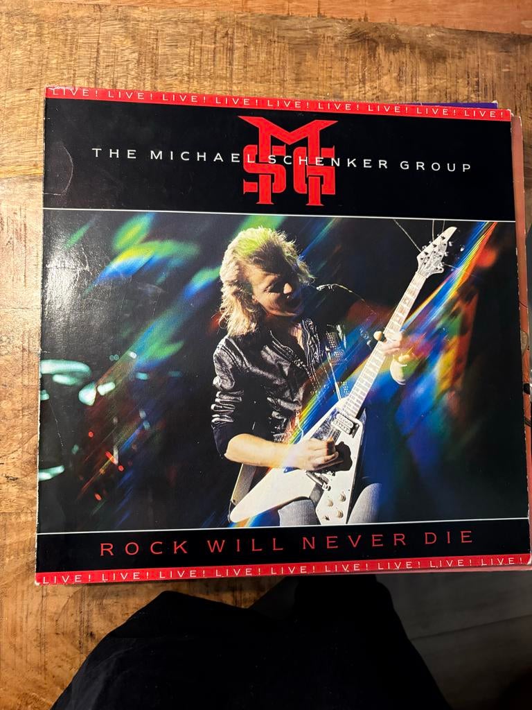 Michael Schenker Group - Rock Will Never Die LP, Cd's en Dvd's, Ophalen of Verzenden, Gebruikt