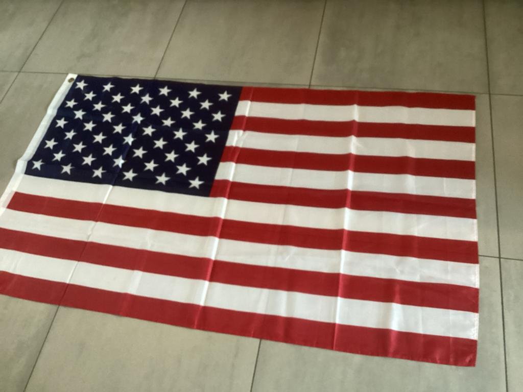 Amerikaanse vlag 1,50 cm x 88 cm, Ophalen of Verzenden, Gebruikt