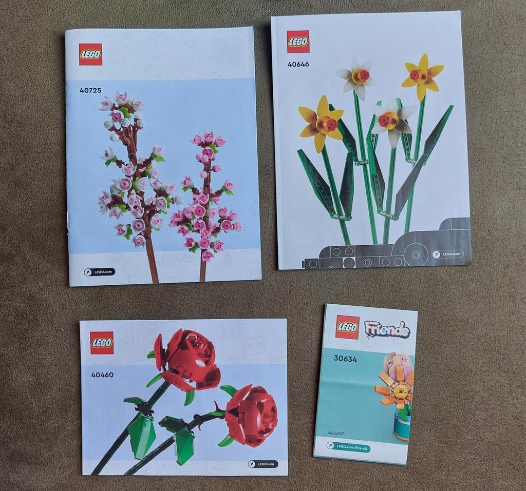 Lego bloemen, Kinderen en Baby's, Speelgoed | Duplo en Lego, Ophalen of Verzenden, Zo goed als nieuw
