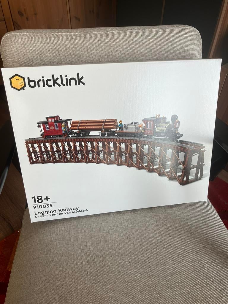Lego 910035 Logging Railway Houtspoorbaan Bricklink MISB, Kinderen en Baby's, Speelgoed | Duplo en Lego, Nieuw, Lego, Complete set