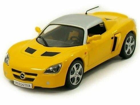 OPEL SPEEDSTER geel, Hobby en Vrije tijd, Modelauto's | 1:43, Ophalen of Verzenden, Nieuw, Auto, Overige merken