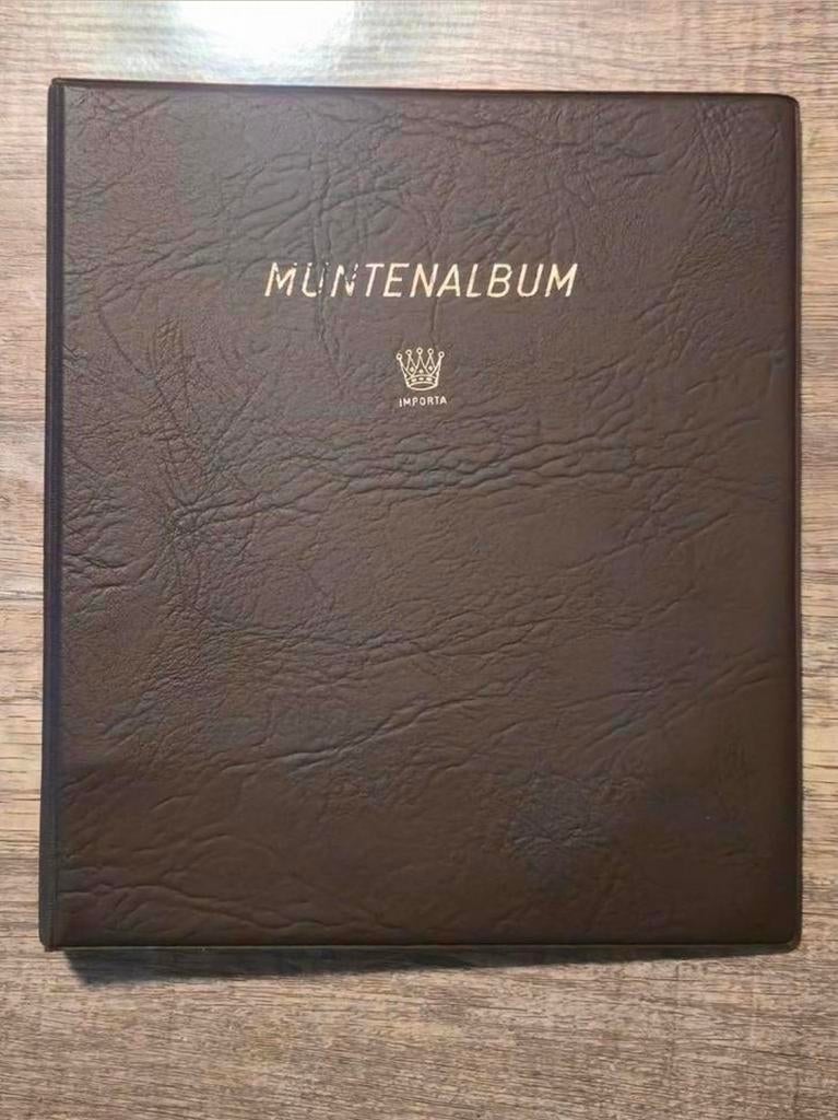 Importa Muntenalbum - 27,5x24x4cm (Donkerbruin), Ophalen of Verzenden, Verzamelmap