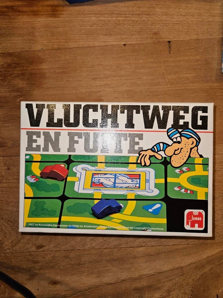 Vluchtweg en Fuite - Jumbo Bordspel, Hobby en Vrije tijd, Jumbo, Gebruikt, Vijf spelers of meer, Ophalen of Verzenden