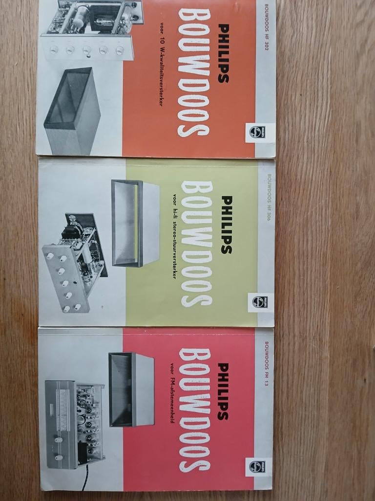 Philips Bouwdoos Boek HF302, HF306, FM13 - Compleet, Ophalen of Verzenden