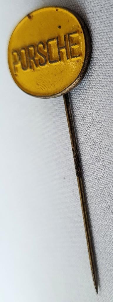 Porsche speldje + plaatje met embleem, Verzenden, Gebruikt, Transport