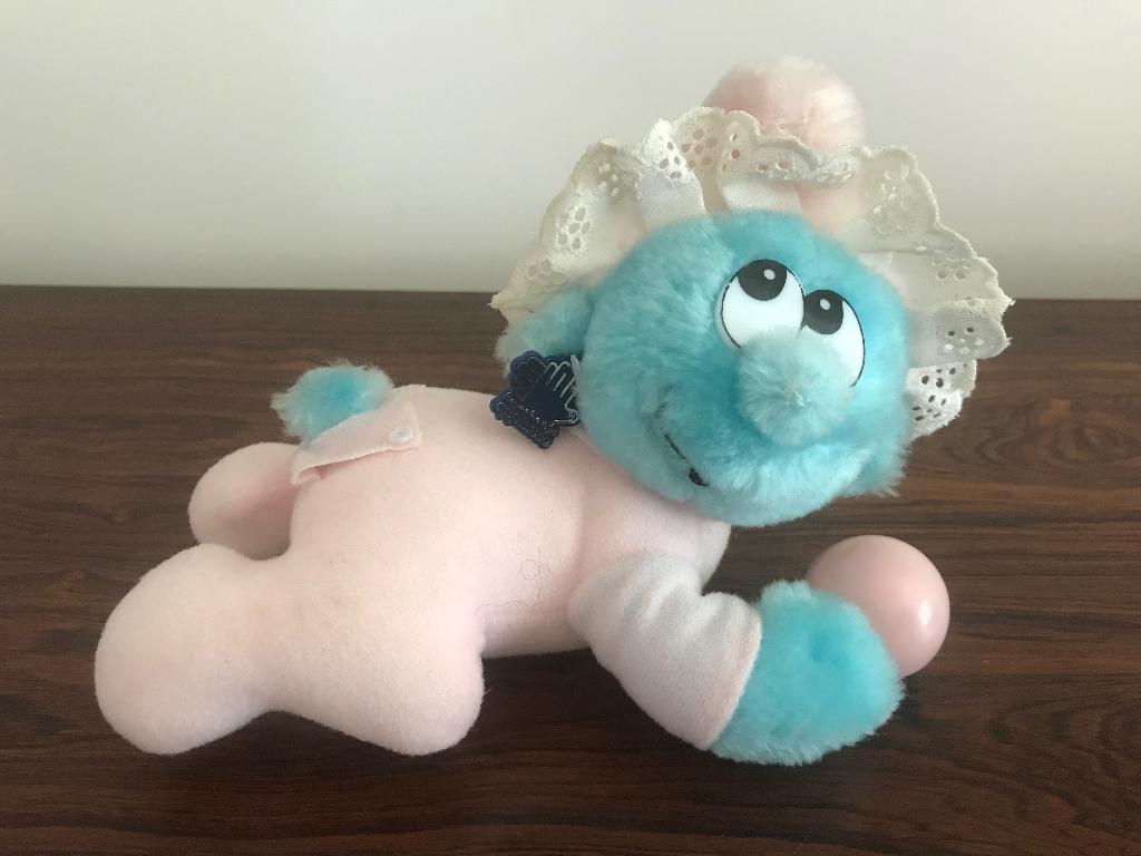 Applause retro vintage babysmurf baby smurf rammelaar, Ophalen of Verzenden, Gebruikt, Poppetje, Figuurtje of Knuffel