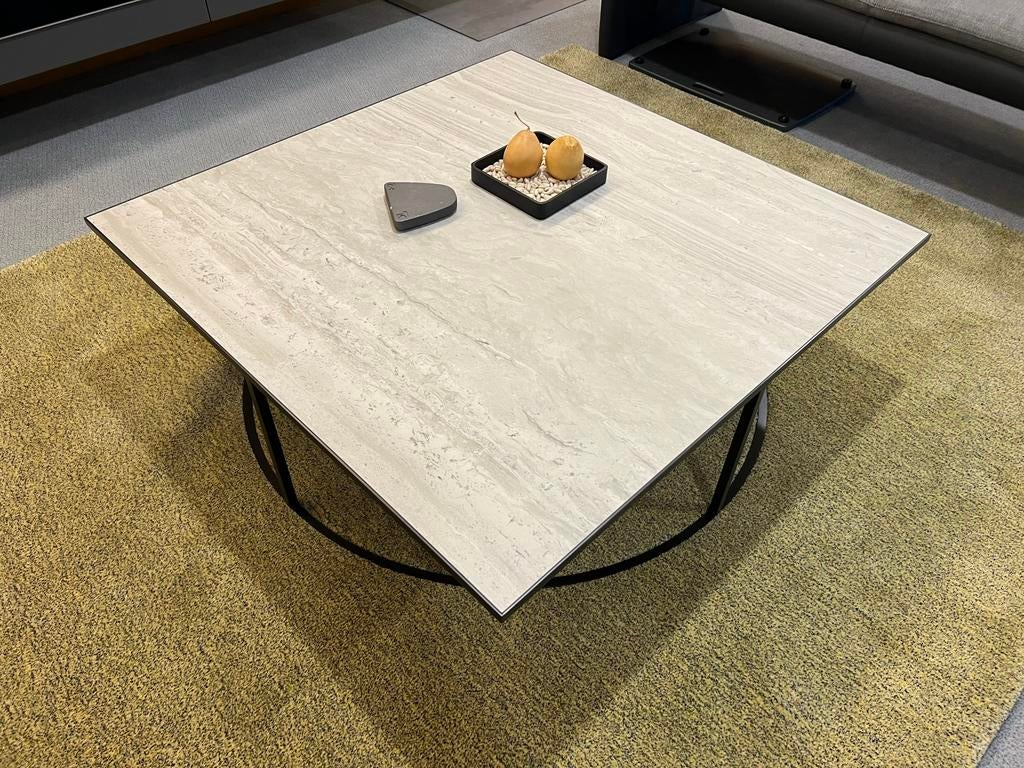 Nieuw Leolux Prismo Salontafel keramiek Design Tafel l100, Ophalen of Verzenden, Nieuw, Rechthoekig, Minder dan 50 cm