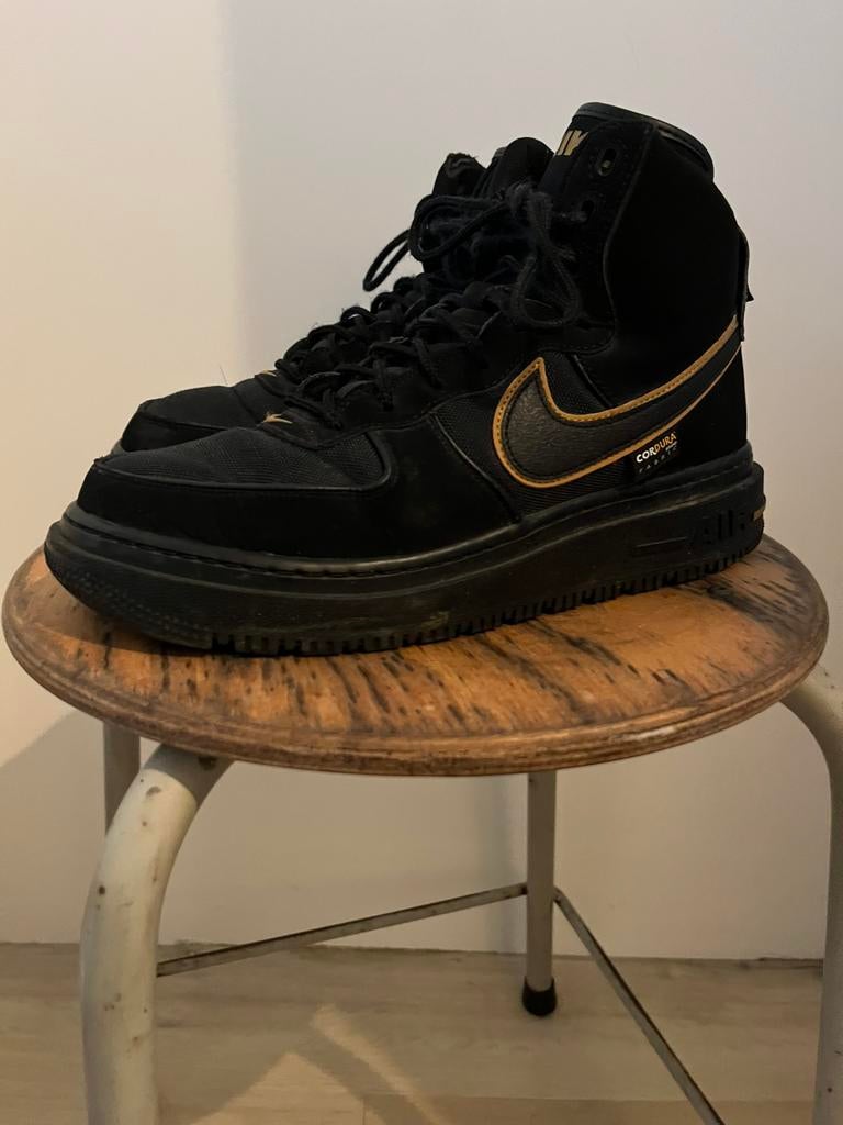 Nike airforce 1 luxe maat 43, Zwart, Ophalen of Verzenden, Sneakers of Gympen, Gedragen