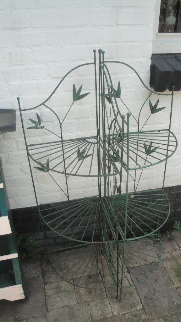 hoek etageres  groen mooie kleur, Tuin en Terras, Ophalen, Nieuw