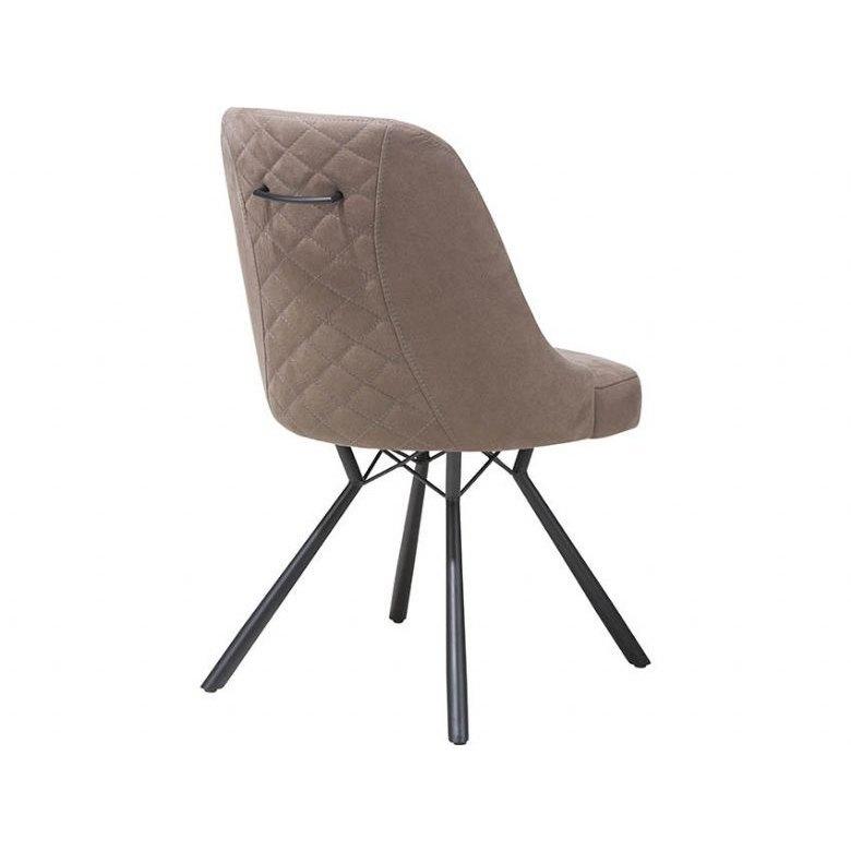 6 Nieuwe stoelen, Pocket vering, Taupe met zwart frame+greep, Ophalen, Overige kleuren, Nieuw, Stof