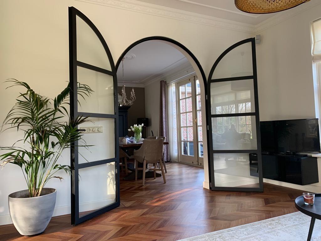 Echt Stalen maatwerkdeur. Taatsdeur,Scharnierdeur,Schuifdeur, Ophalen, Schuifdeur, 80 tot 100 cm, 215 cm of meer