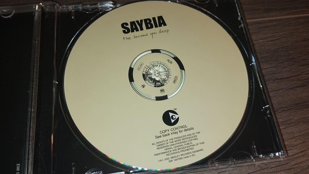 Saybia - The Second You Sleep, Cd's en Dvd's, Ophalen of Verzenden, Zo goed als nieuw, Poprock
