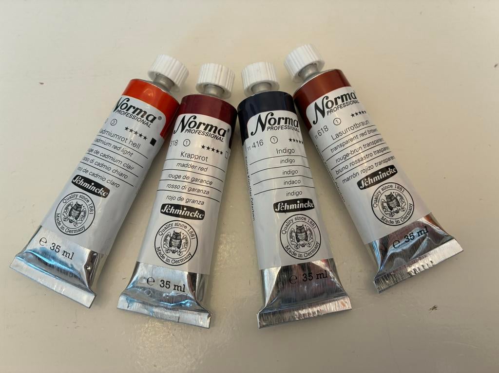 Norma Professional Olieverf - 4 kleuren, nieuw, in 1 koop!, Ophalen of Verzenden, Nieuw, Olieverf