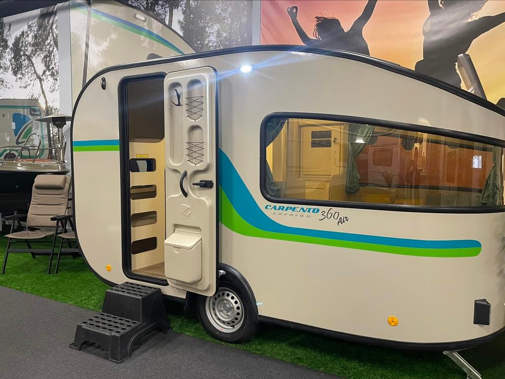 Carpento caravan 360 Air Edition lichtgewicht caravan, Overige merken, Bedrijf, Treinzit, 4 tot 5 meter