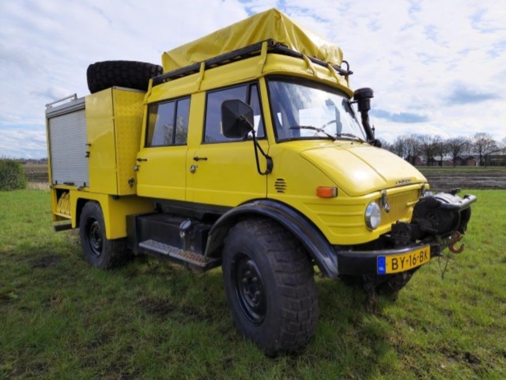 Unimog 416, Overige kleuren, Leder en Stof, Mercedes-Benz, Vierwielaandrijving