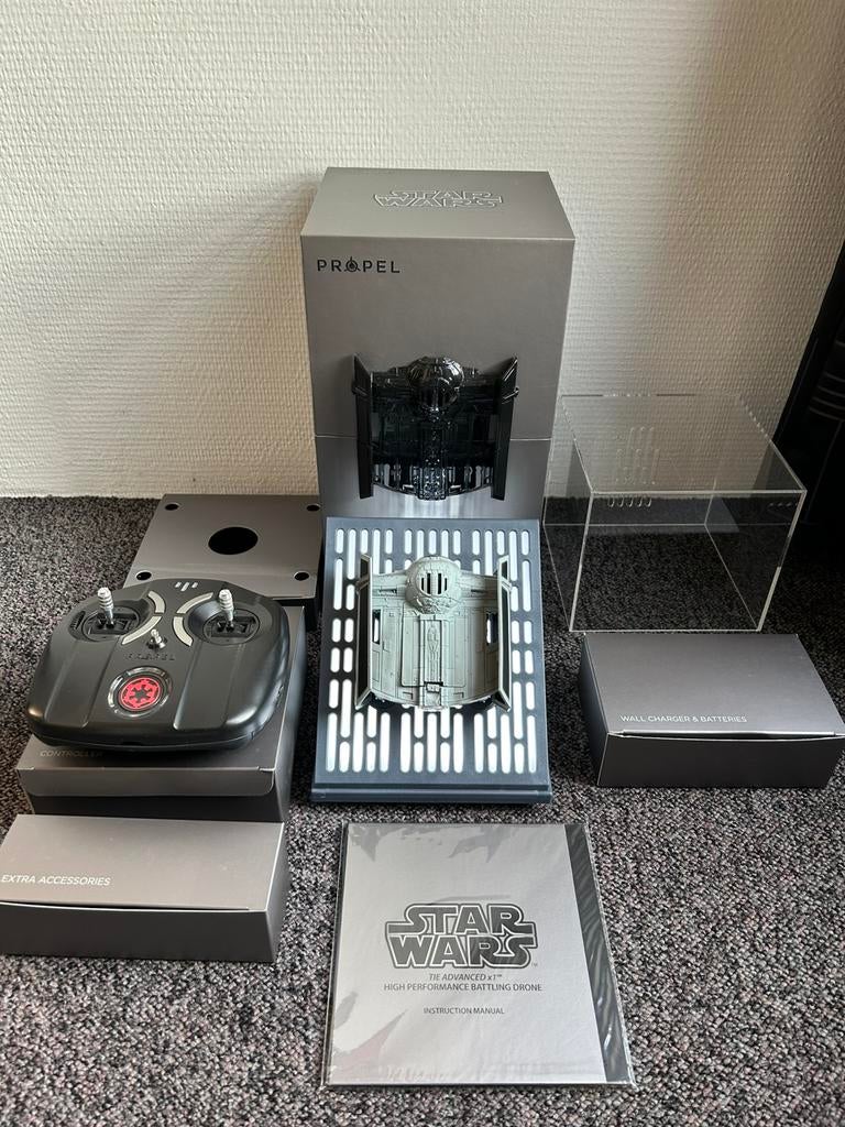 Star wars Tie fighter drone bestuurbaar RC mib propel, Overige merken, Verzenden, 1:32 tot 1:50, Overige typen