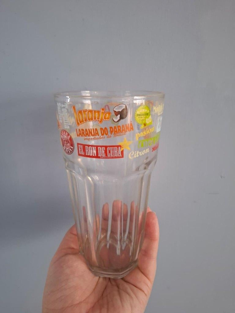 Mojito glazen, set van 4, Ophalen of Verzenden, Zo goed als nieuw, Overige typen