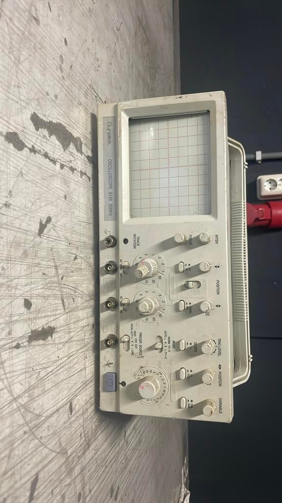 Dynatek oscilloscope 8120 20Mhz, Ophalen of Verzenden, Gebruikt