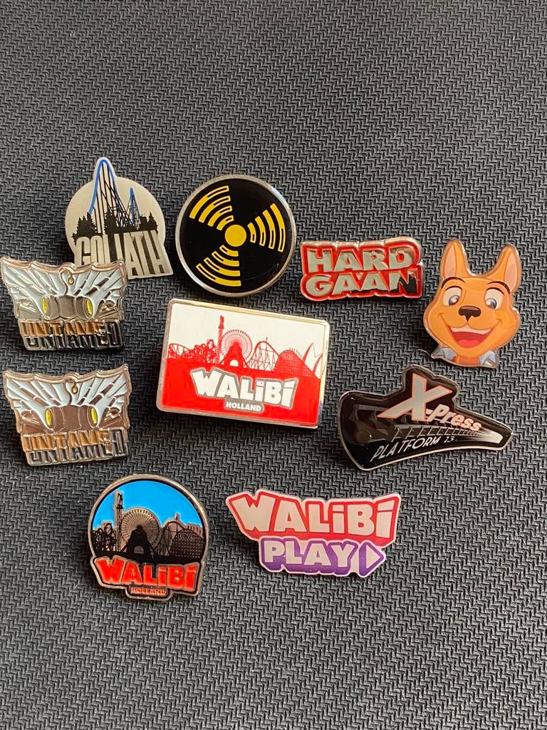 Walibi Holland Pin Set, Verzenden, Zo goed als nieuw