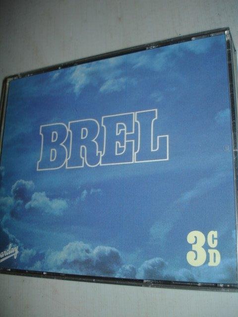 Jacques Brel- 56 Greatest Hits- Brel- BOX- 3-CD- (NIEUW), Cd's en Dvd's, Verzenden, Nieuw in verpakking, Boxset