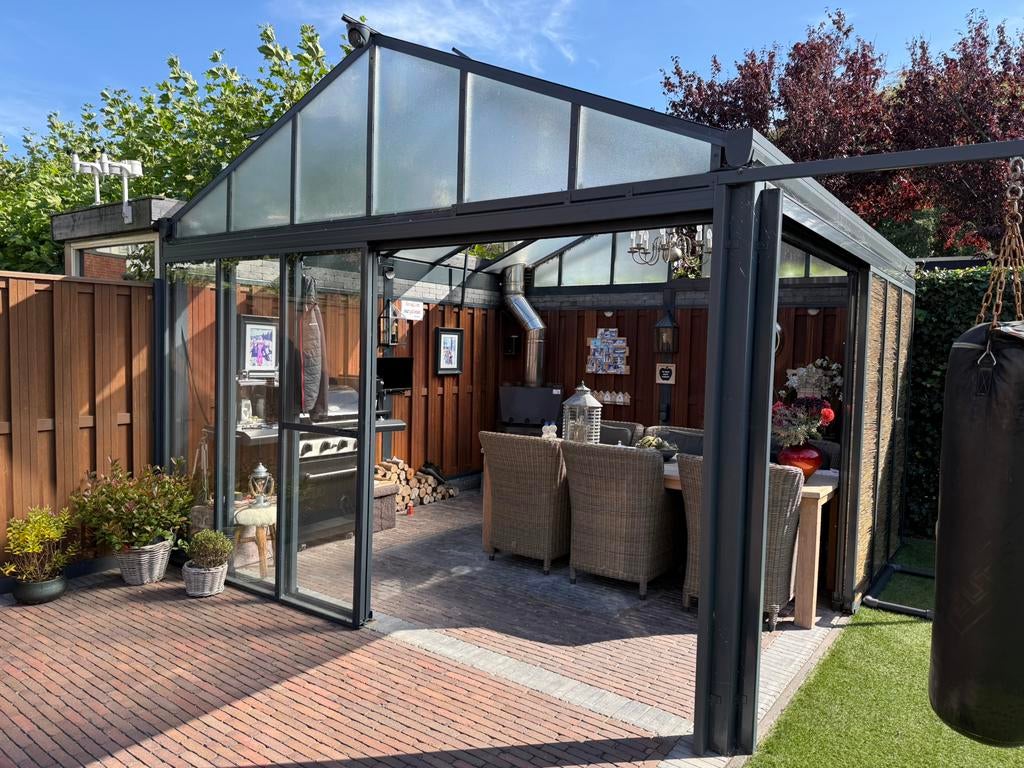 glas hobby kas gehard glas kas onderdelen, Ophalen of Verzenden, Glas, Nieuw, Aluminium