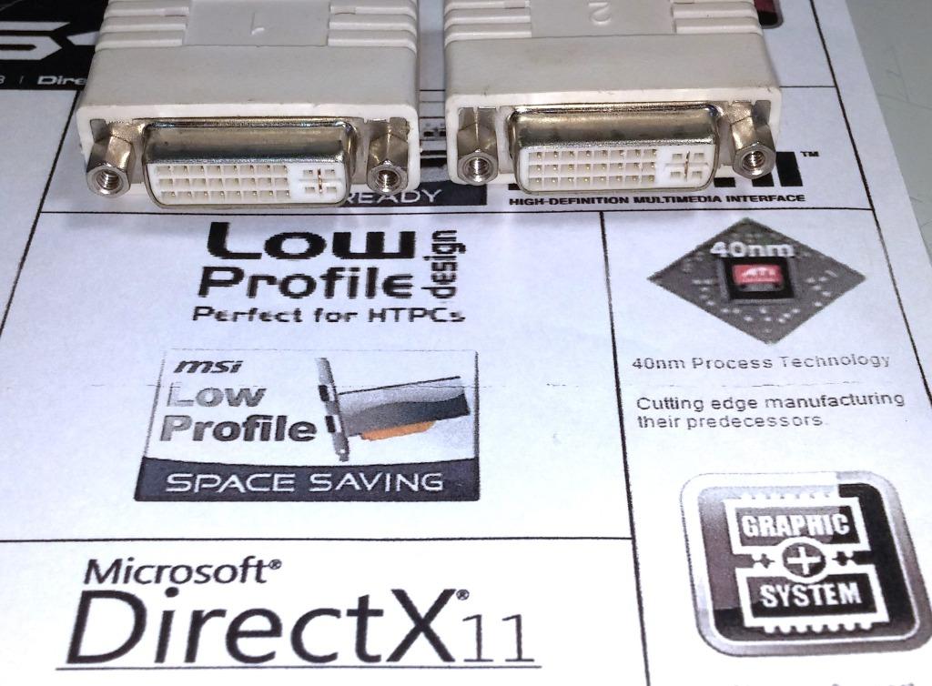 MSI MS-V212B HD5450 512MB DDR3 Low-Profile PCI-E Dell C090, Computers en Software, Videokaarten, AMD, GDDR3, HDMI, Ophalen of Verzenden