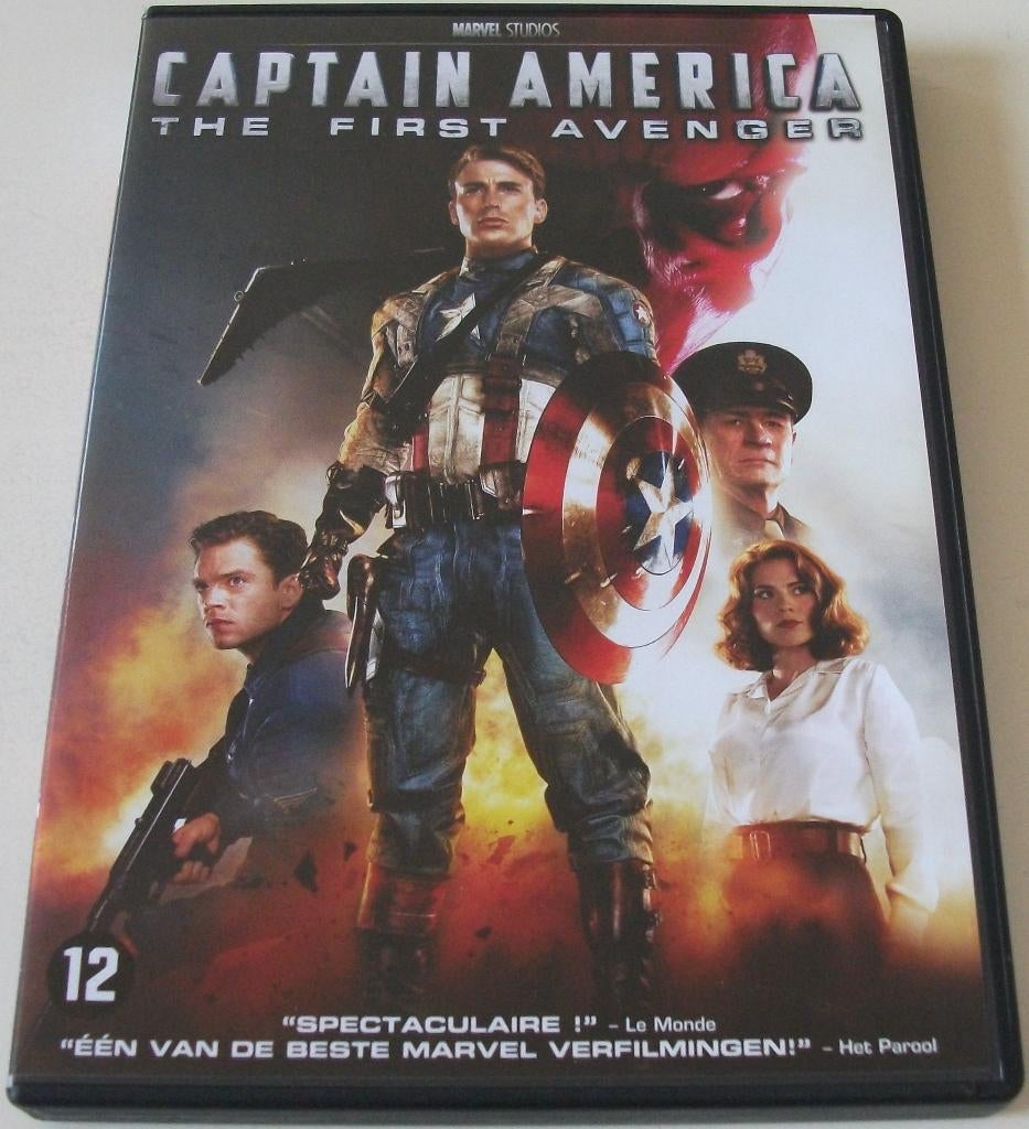 Dvd *** CAPTAIN AMERICA 1 *** Marvel, Cd's en Dvd's, Avontuur, Ophalen of Verzenden, Zo goed als nieuw, Film
