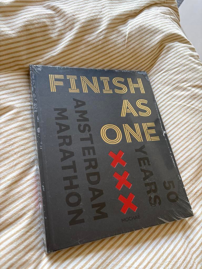 Finish as One - Amsterdam Marathon Boek - Nieuw, Ophalen of Verzenden, Nieuw, Lopen en Fietsen