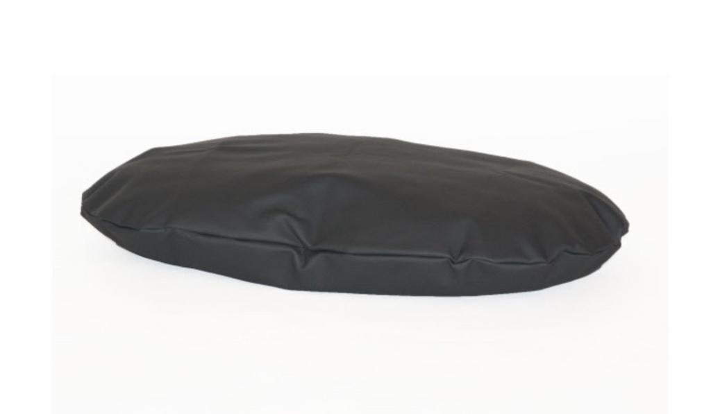 Hondenkussen Ovaal leatherlook antraciet, Ophalen, Zo goed als nieuw