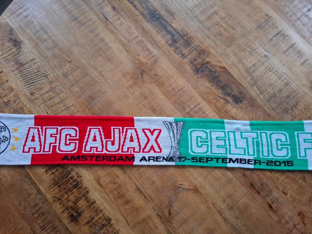 Ajax Celtic Sjaal - Limited Edition, Ophalen of Verzenden, Ajax, Vaantje of Sjaal, Amsterdam ArenA, Amsterdam