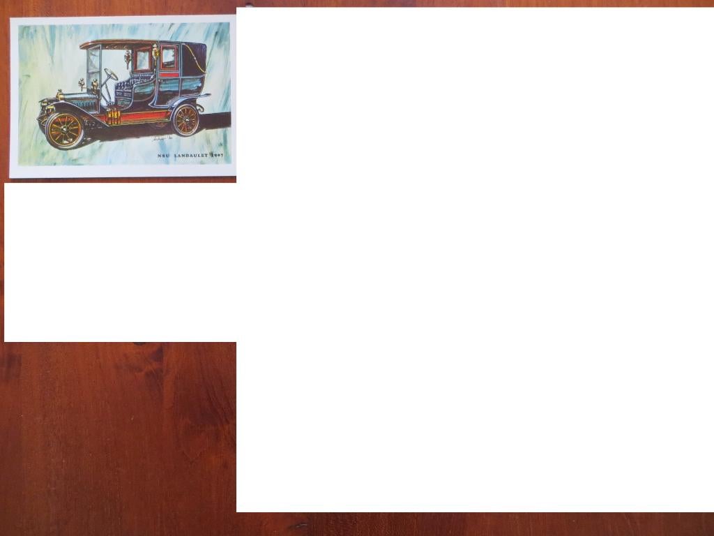 ansichtkaart: NSU Landaulet, Ophalen of Verzenden, Nieuw, Overige merken