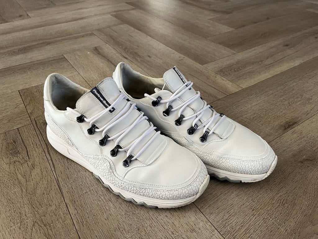 Van Bommel de Zager Witte Sneakers maat 43, Ophalen of Verzenden, Zo goed als nieuw, Wit, Sneakers of Gympen