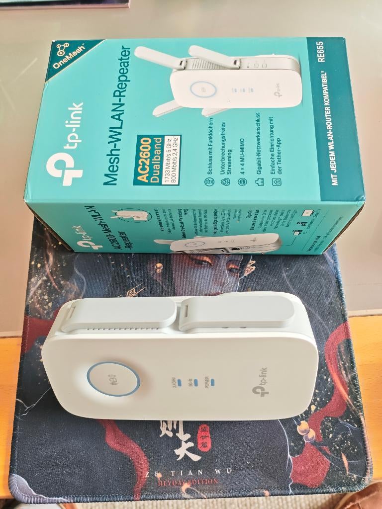 TP-Link RE655 - AC2600 WIFI / WLAN Repeater, Ophalen of Verzenden, Gebruikt, Tp-Link