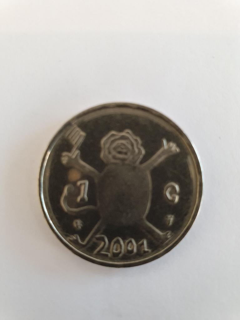 1 Gulden 2001., Ophalen of Verzenden, Koningin Beatrix, 1 gulden, Losse munt