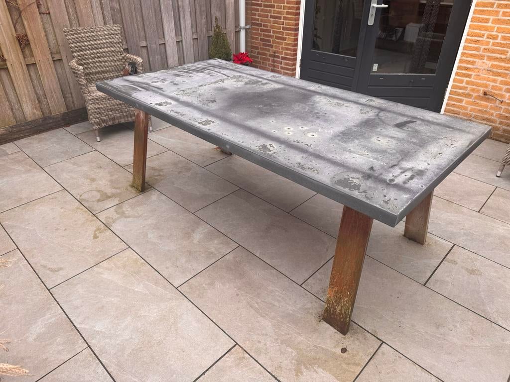 Le Sud Limoges tuintafel - 200x100 cm, Tuin en Terras, Ophalen, Gebruikt, Rechthoekig, Hout