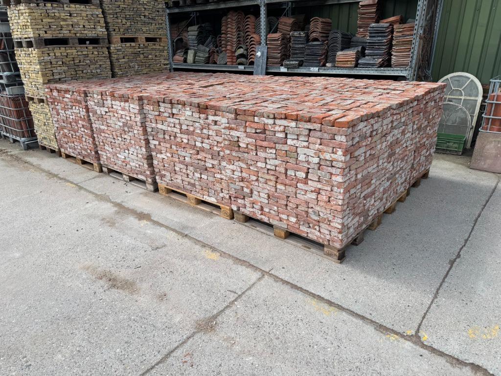 600m2 antieke Friese rode metselsteen 1 partij 20x4,5x10cm., Ophalen, Gebruikt, Bakstenen, Info@walstra.nl