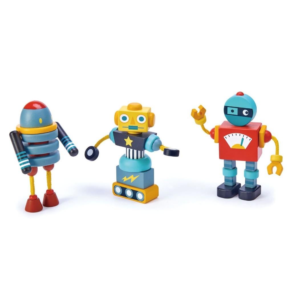 Robot Houten Constructie Bouwset Tender Leaf Toys, Kinderen en Baby's, Speelgoed | Houten speelgoed, Info@dam.be, Nieuw, Ophalen of Verzenden