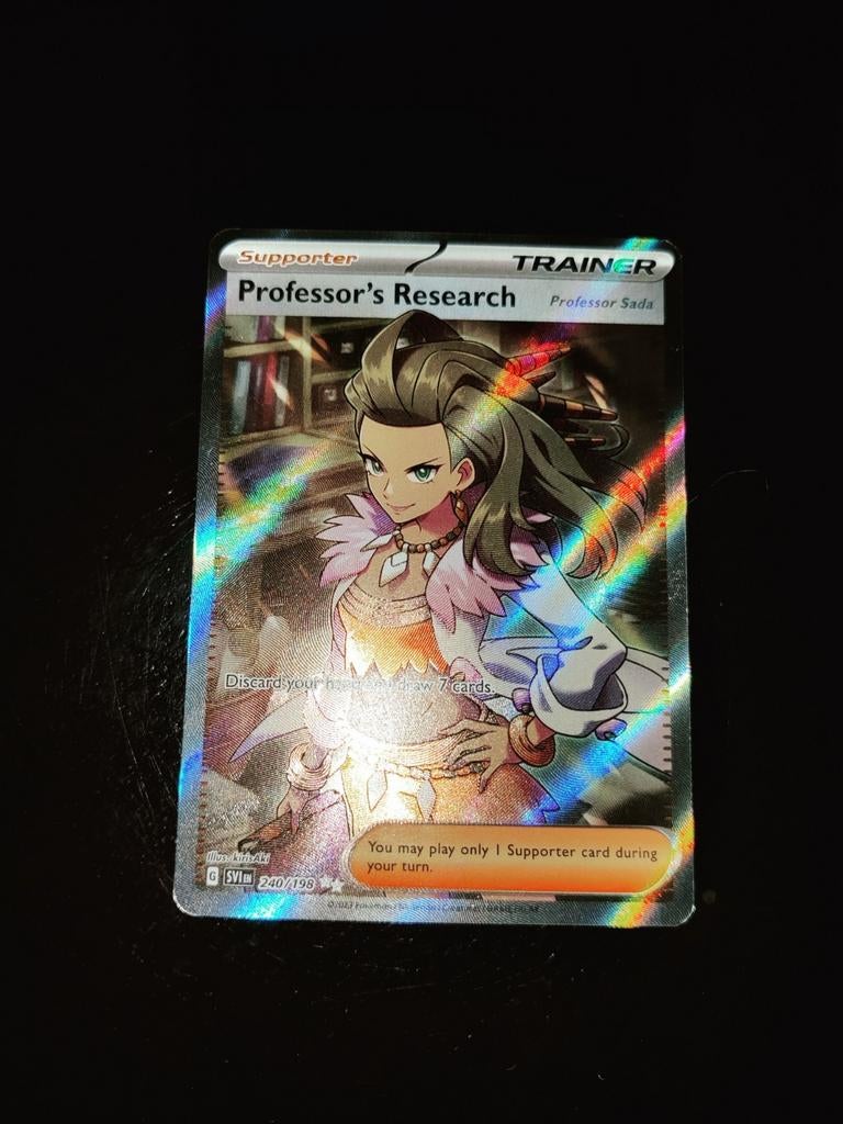 Professor's  Research - "Scarlet & Violet', Hobby en Vrije tijd, Verzamelkaartspellen | Pokémon, Ophalen of Verzenden, Zo goed als nieuw