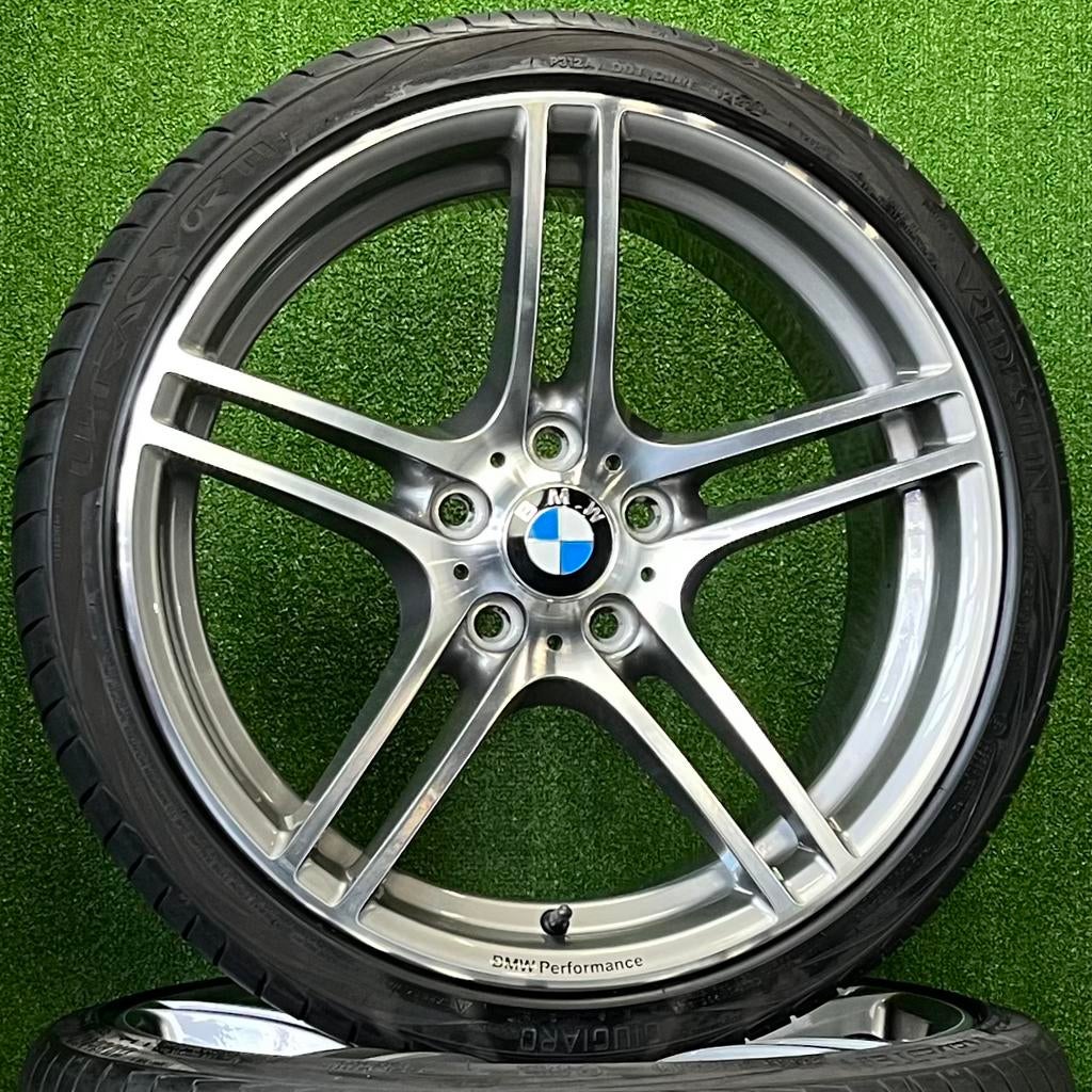 Originele 19 inch BMW 313M velgen met banden e90 e91 e92 e93, 19 inch, Gebruikt, Banden en Velgen, Germany