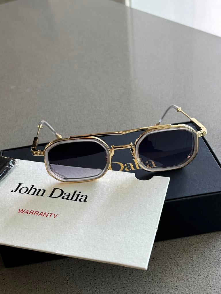 JOHN DALIA ‘ANTHONY’, Overige merken, Zonnebril, Bruin, Ophalen of Verzenden